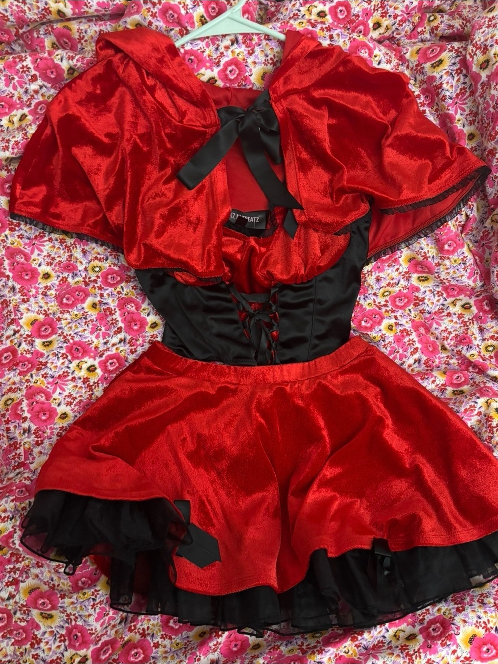 Dolls Kill Trick n Treatz Little Red Riding Hood Halloween Women's Costume Set